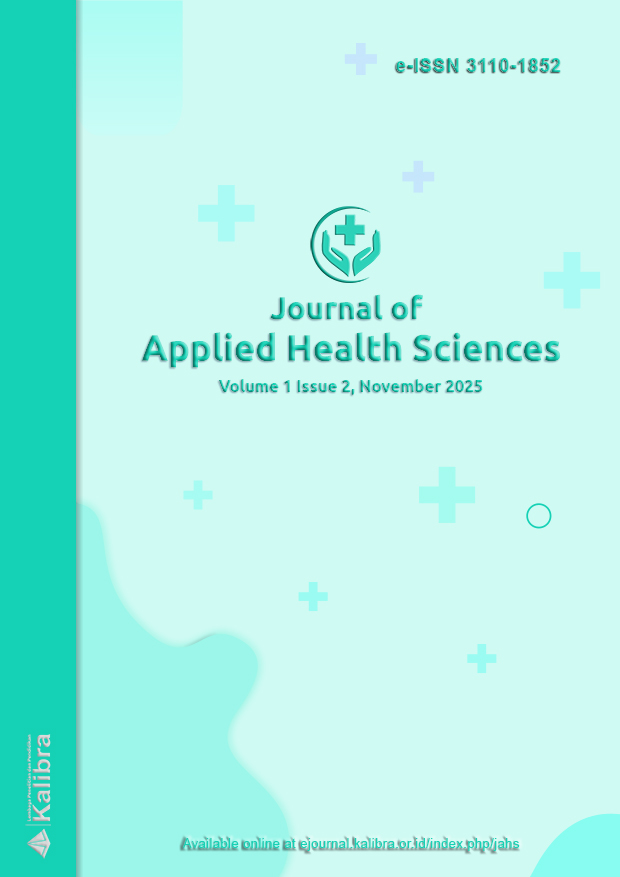 					View Vol. 1 No. 2 (2025): Journal of Applied Health Sciences, November 2025
				
