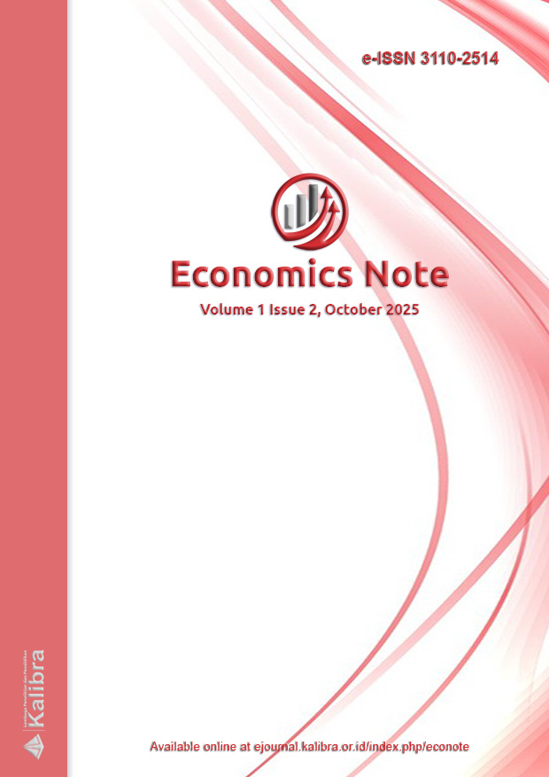 					View Vol. 1 No. 2: Economics Note, October 2025
				
