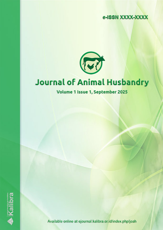 					View Vol. 1 No. 1: Journal of Animal Husbandry, September 2025
				