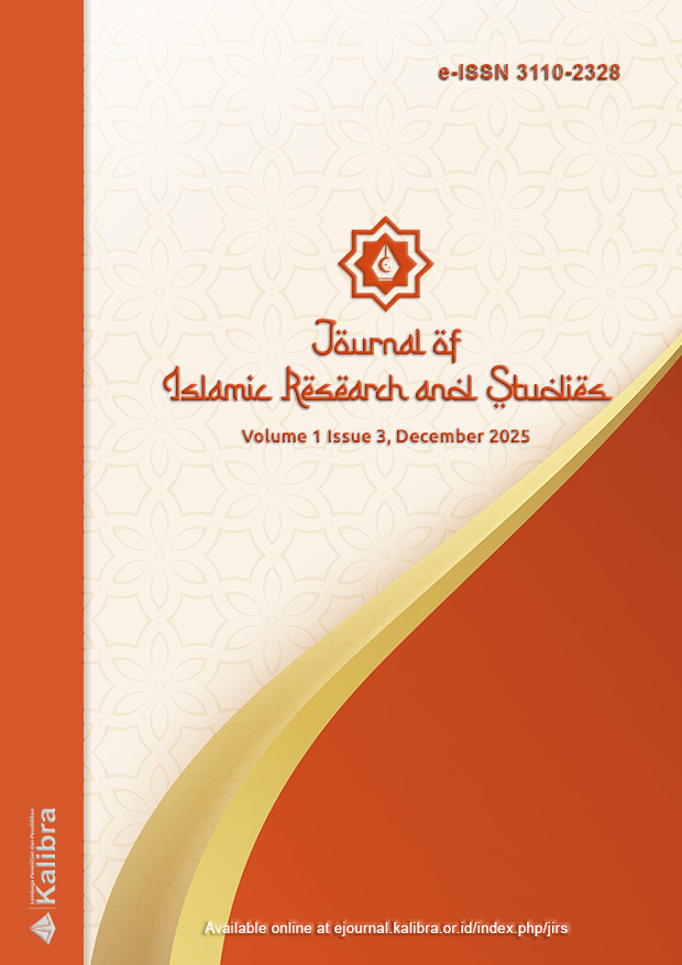 					View Vol. 1 No. 3 (2025): Journal of Islamic Research and Studies, December 2025
				