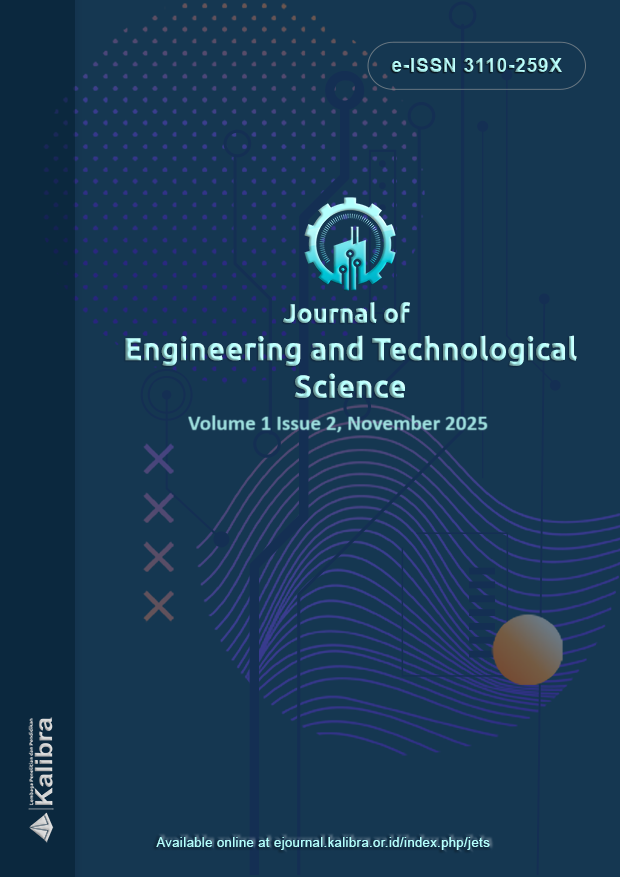 					View Vol. 1 No. 2: Journal of Engineering and Technological Science, November 2025
				